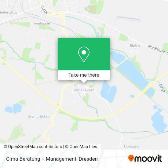Карта Cima Beratung + Management