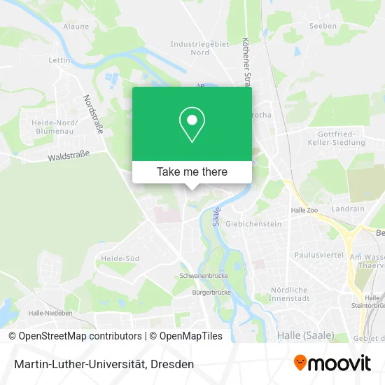 Карта Martin-Luther-Universitãt