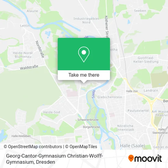 Карта Georg-Cantor-Gymnasium Christian-Wolff-Gymnasium