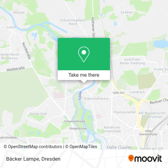 Bäcker Lampe map
