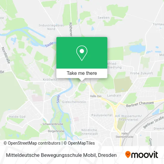 Карта Mitteldeutsche Bewegungsschule Mobil