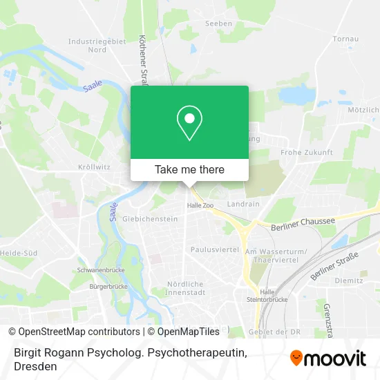 Карта Birgit Rogann Psycholog. Psychotherapeutin