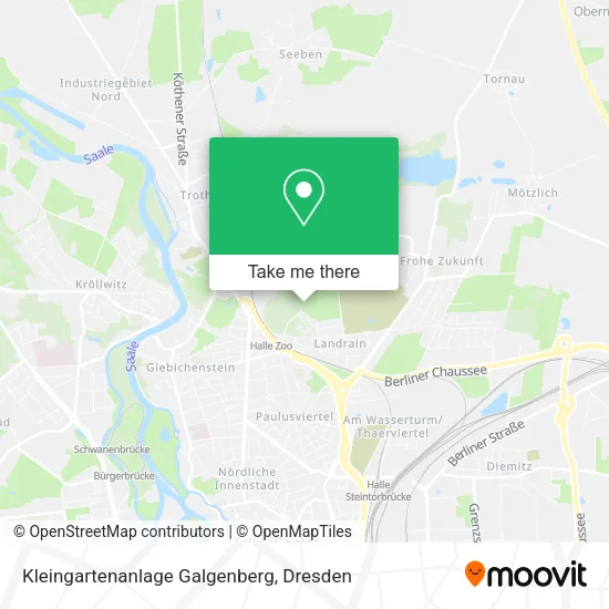 Карта Kleingartenanlage Galgenberg