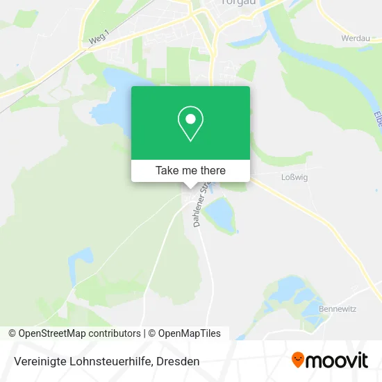 Карта Vereinigte Lohnsteuerhilfe