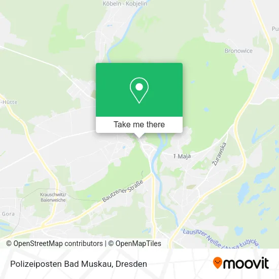 Карта Polizeiposten Bad Muskau