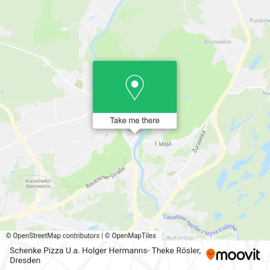 Карта Schenke Pizza U.a. Holger Hermanns- Theke Rösler