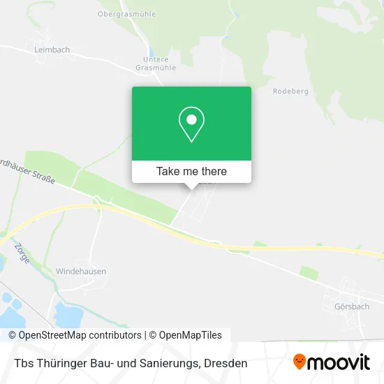 Карта Tbs Thüringer Bau- und Sanierungs
