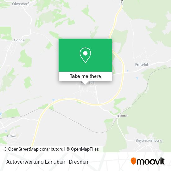 Карта Autoverwertung Langbein