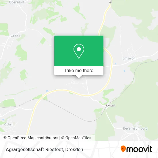Карта Agrargesellschaft Riestedt