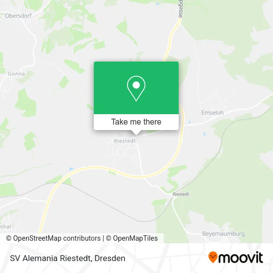 SV Alemania Riestedt map