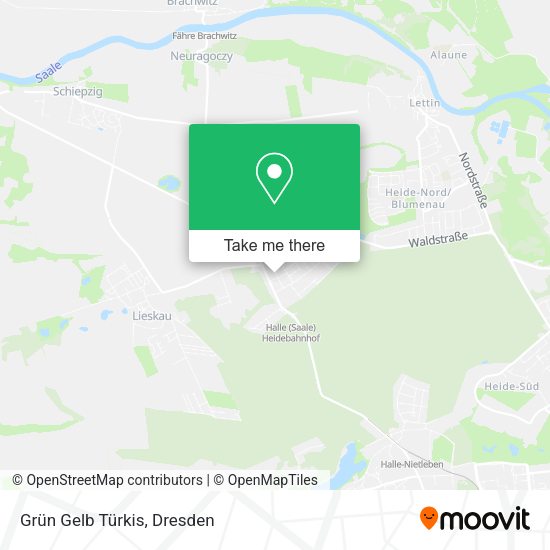 Карта Grün Gelb Türkis