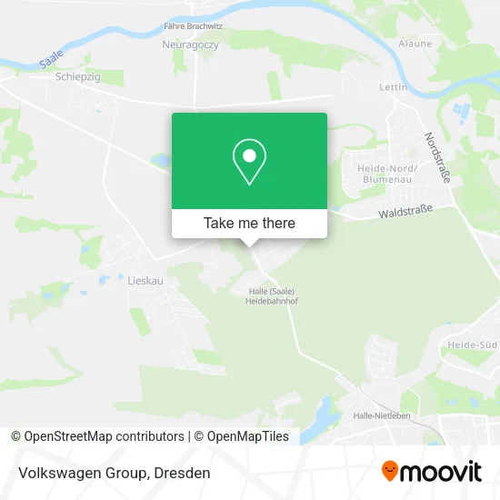 Карта Volkswagen Group