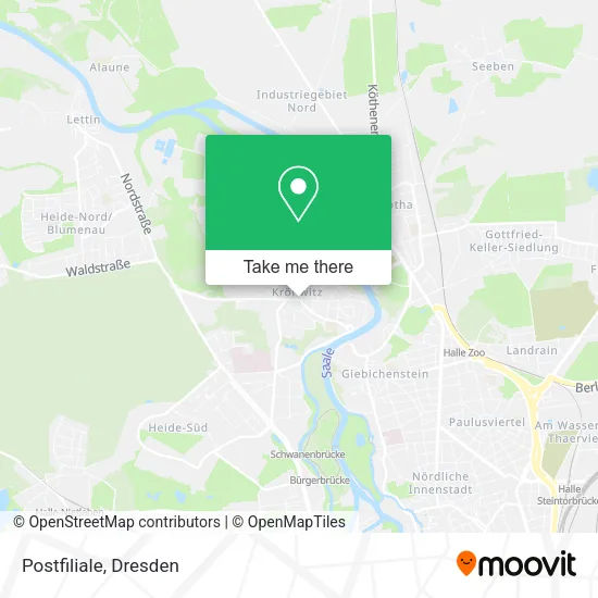 Карта Postfiliale