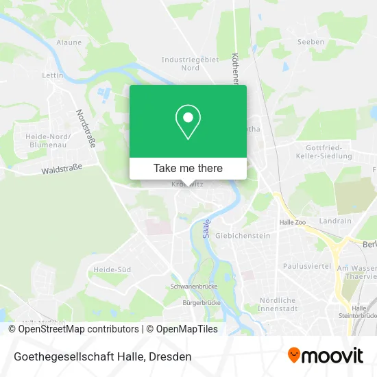 Карта Goethegesellschaft Halle