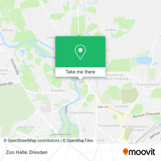 Zoo Halle map