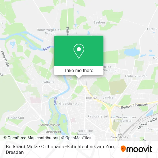 Карта Burkhard Metze Orthopädie-Schuhtechnik am Zoo