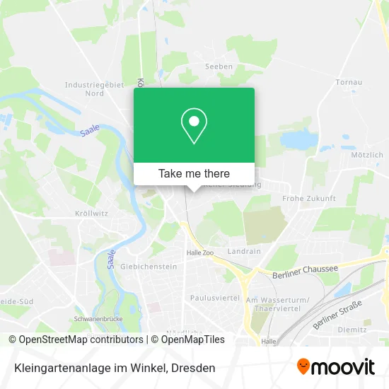Карта Kleingartenanlage im Winkel