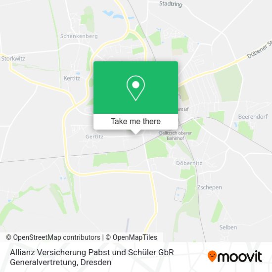 Карта Allianz Versicherung Pabst und Schüler GbR Generalvertretung