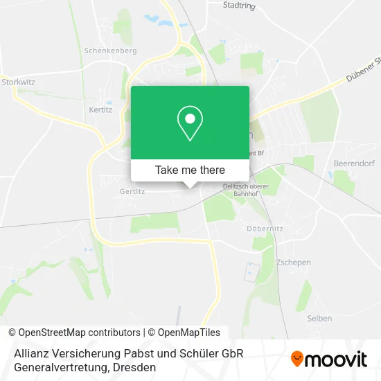 Карта Allianz Versicherung Pabst und Schüler GbR Generalvertretung