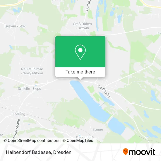 Карта Halbendorf Badesee