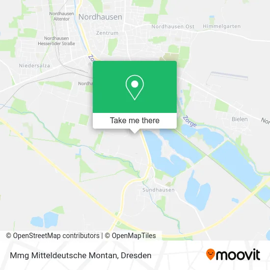 Карта Mmg Mitteldeutsche Montan