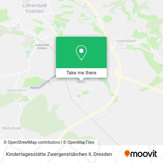 Карта Kindertagesstätte Zwergenstübchen II