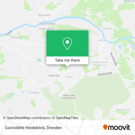 Карта Gaststätte Heideblick
