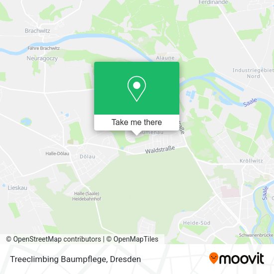 Карта Treeclimbing Baumpflege