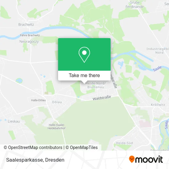 Карта Saalesparkasse