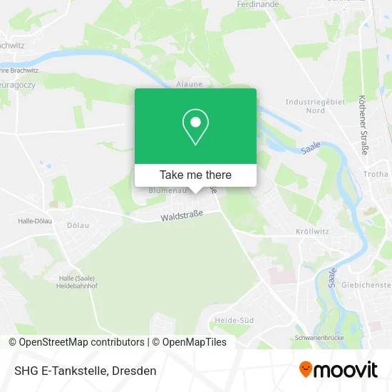 Карта SHG E-Tankstelle