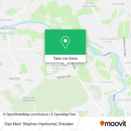 Карта Dipl.Med. Stephan Hentschel