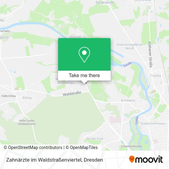 Карта Zahnärzte im Waldstraßenviertel