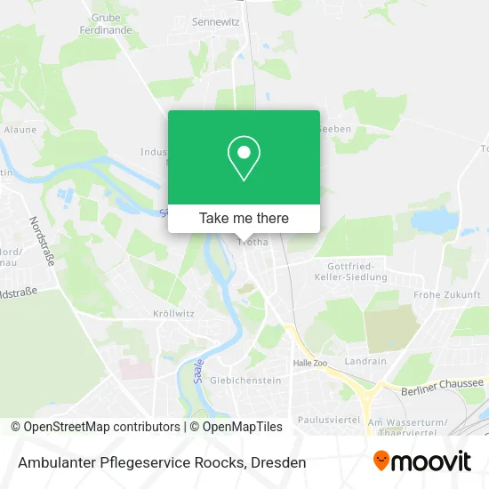 Карта Ambulanter Pflegeservice Roocks