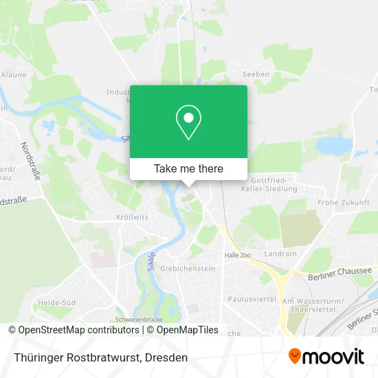 Карта Thüringer Rostbratwurst