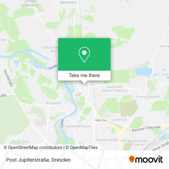 Карта Post Jupiterstraße
