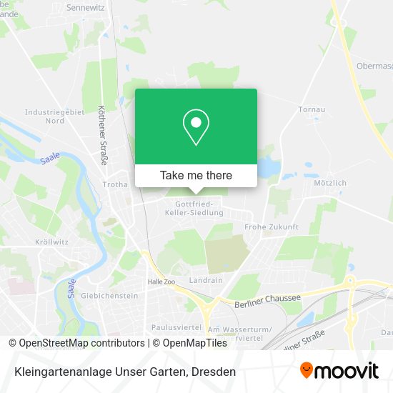 Карта Kleingartenanlage Unser Garten