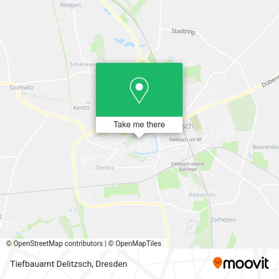 Карта Tiefbauamt Delitzsch