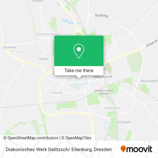 Карта Diakonisches Werk Delitzsch/ Eilenburg