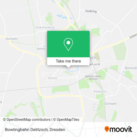 Карта Bowlingbahn Delitzsch