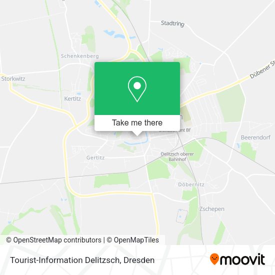 Карта Tourist-Information Delitzsch
