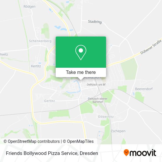 Карта Friends Bollywood Pizza Service