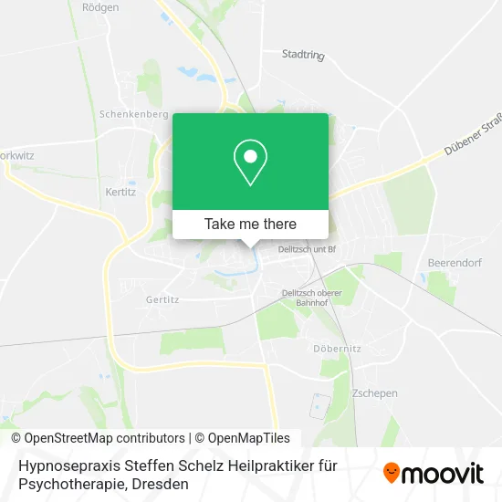 Карта Hypnosepraxis Steffen Schelz Heilpraktiker für Psychotherapie