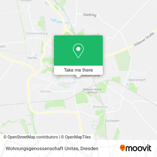 Карта Wohnungsgenossenschaft Unitas