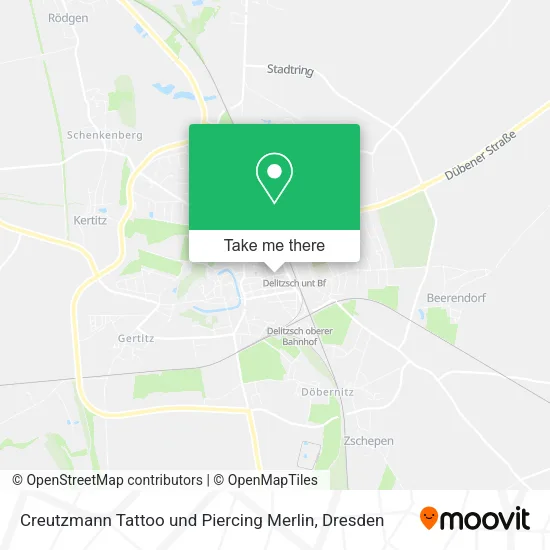 Карта Creutzmann Tattoo und Piercing Merlin