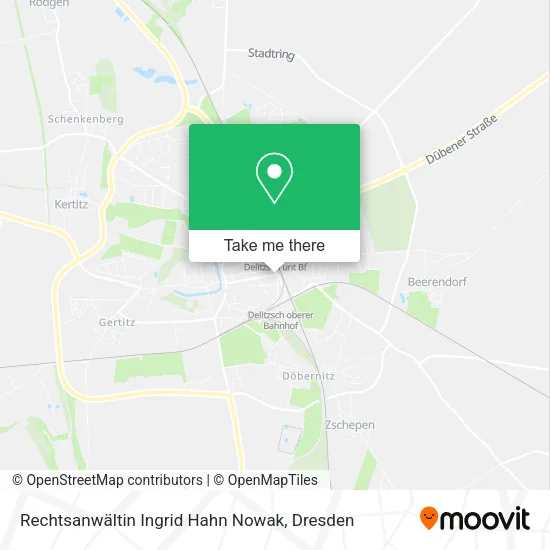 Карта Rechtsanwältin Ingrid Hahn Nowak