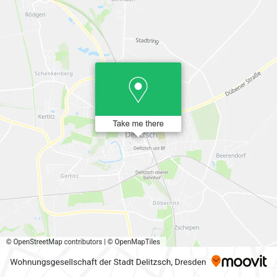 Карта Wohnungsgesellschaft der Stadt Delitzsch
