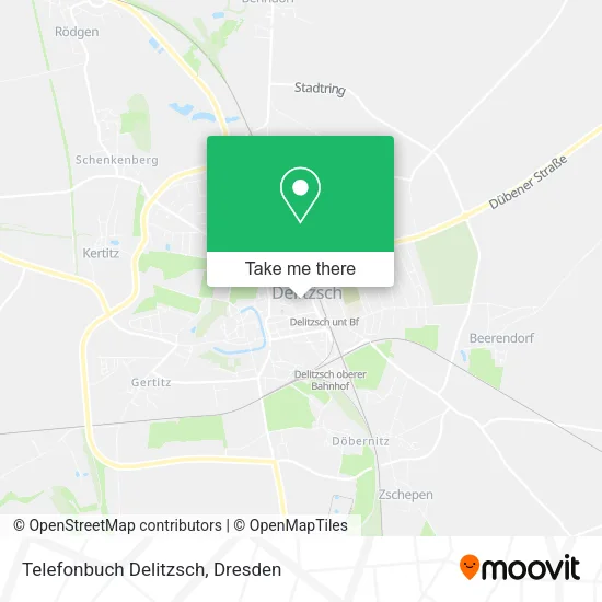Карта Telefonbuch Delitzsch