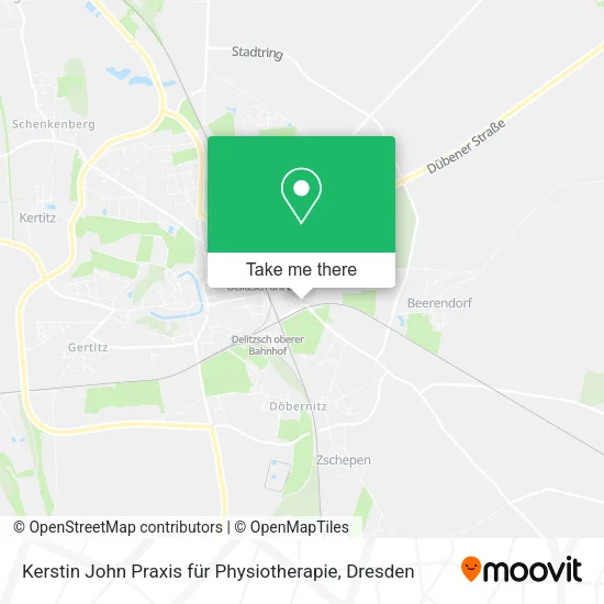 Карта Kerstin John Praxis für Physiotherapie