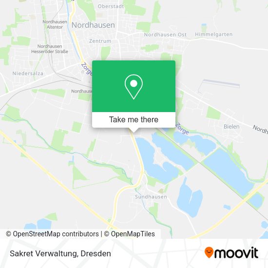Карта Sakret Verwaltung
