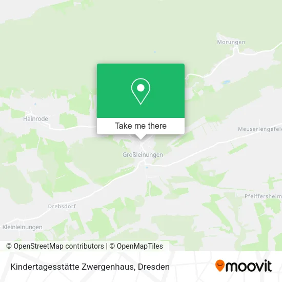 Карта Kindertagesstätte Zwergenhaus